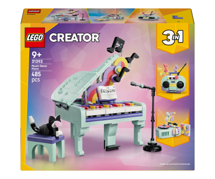 Klocki LEGO® LEGO CREATOR 31392 Dekoracyjny fortepian z kotem